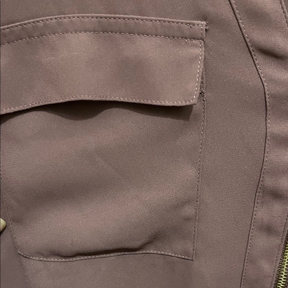 Express Women's V-Neck Blouse (long sleeve or 3/4) - Plum - Picture 12 of 12